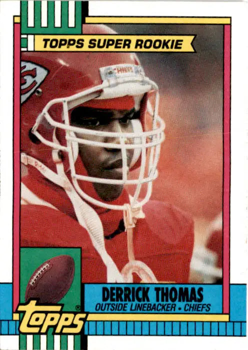 1990 Topps #248b Derrick Thomas - Football Card Single