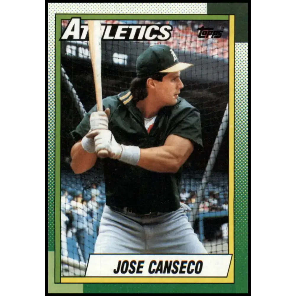 1990 Topps #250 Jose Canseco NM-MT Oakland Athletics Baseball Card - Baseball Card Single