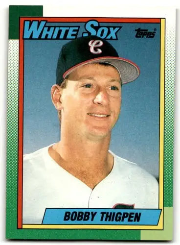 1990 Topps #255 Bobby Thigpen NM Near Mint White Sox ID:43474 - Baseball Card Single