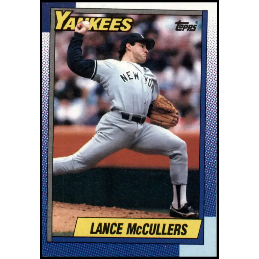 1990 Topps #259 Lance McCullers NM-MT New York Yankees Baseball Card - Baseball Card Single