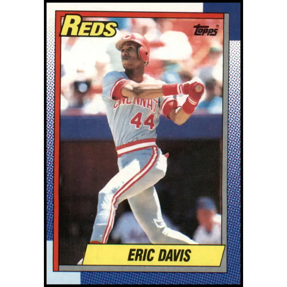 1990 Topps #260 Eric Davis NM-MT Cincinnati Reds Baseball Card - Baseball Card Single