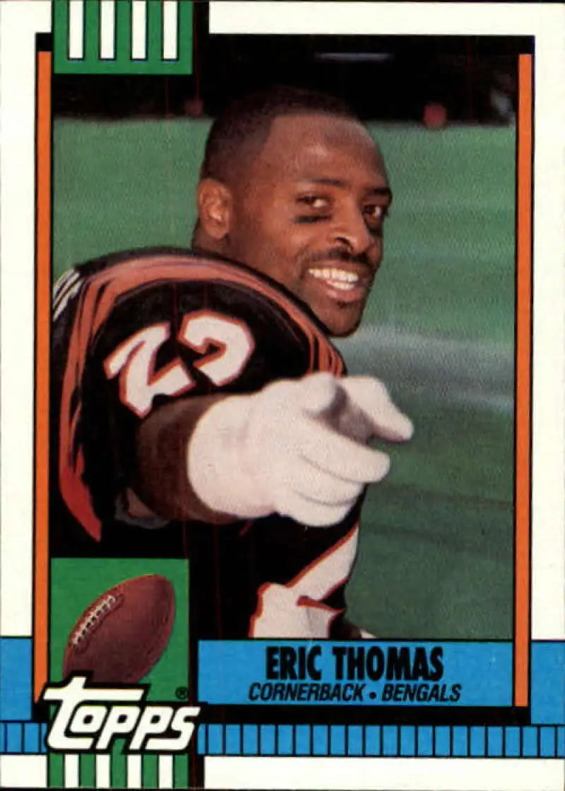 1990 Topps #265 Eric Thomas EX Excellent Cincinnati Bengals Football Card - Football Card Single