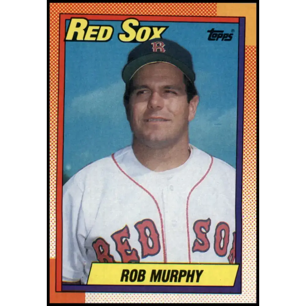 1990 Topps #268 Rob Murphy NM-MT Boston Red Sox Baseball Card - Baseball Card Single