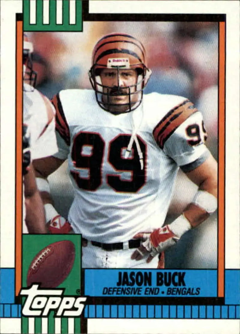 1990 Topps #269 Jason Buck EX Excellent Cincinnati Bengals Football Card - Football Card Single