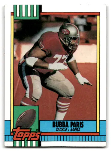 1990 Topps #27 Bubba Paris NM Near Mint 49ers ID:67365 - Football Card Single
