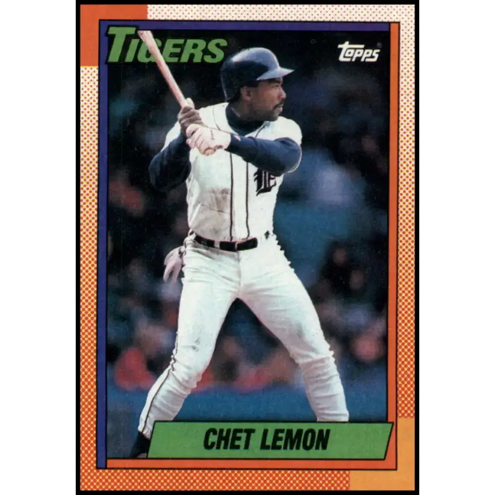 1990 Topps #271 Chet Lemon NM-MT Detroit Tigers Baseball Card - Baseball Card Single