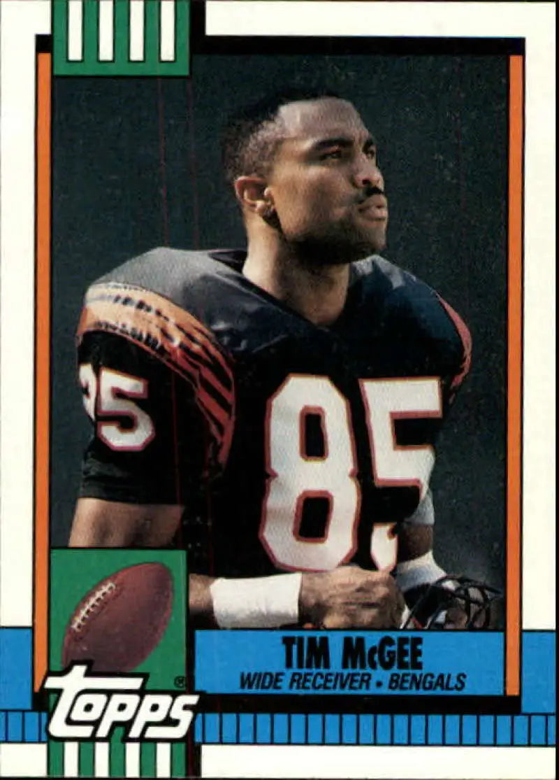 1990 Topps #274 Tim McGee EX Excellent Cincinnati Bengals Football Card - Football Card Single