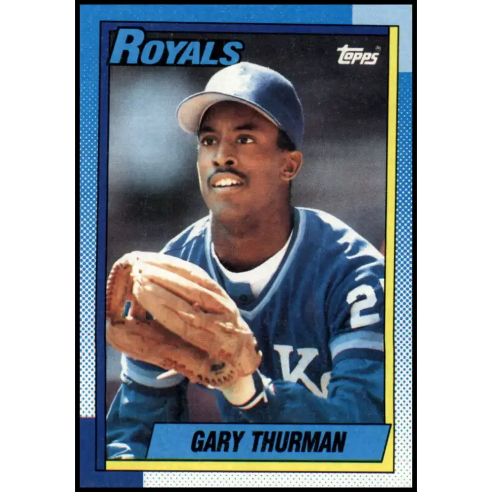 1990 Topps #276 Gary Thurman NM-MT Kansas City Royals Baseball Card - Baseball Card Single