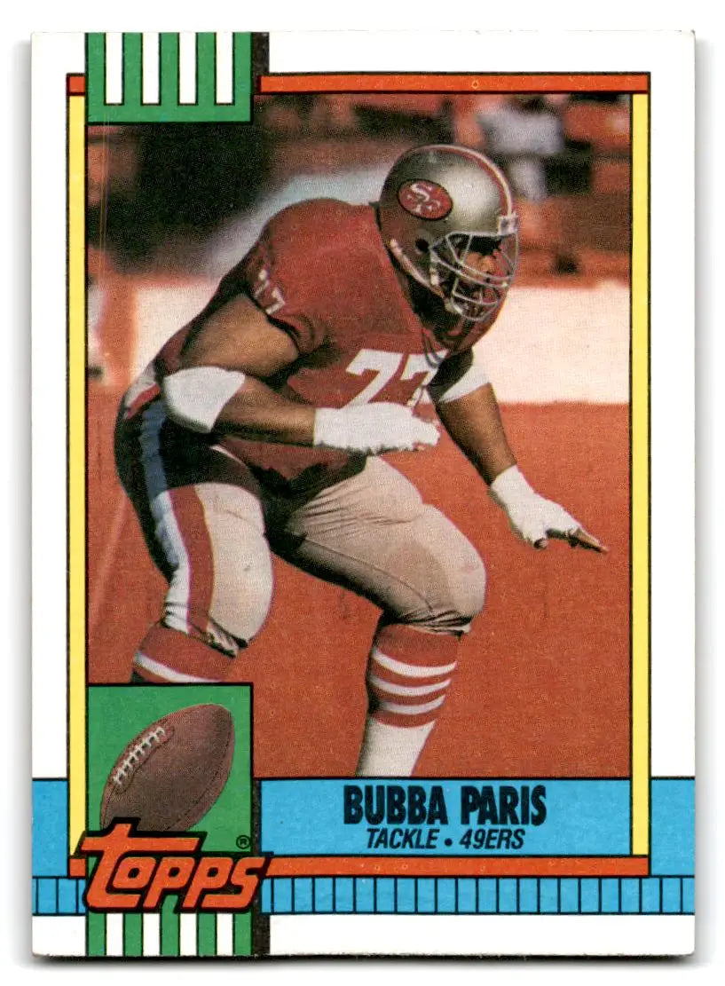 1990 Topps #27a Bubba Paris - Football Card Single