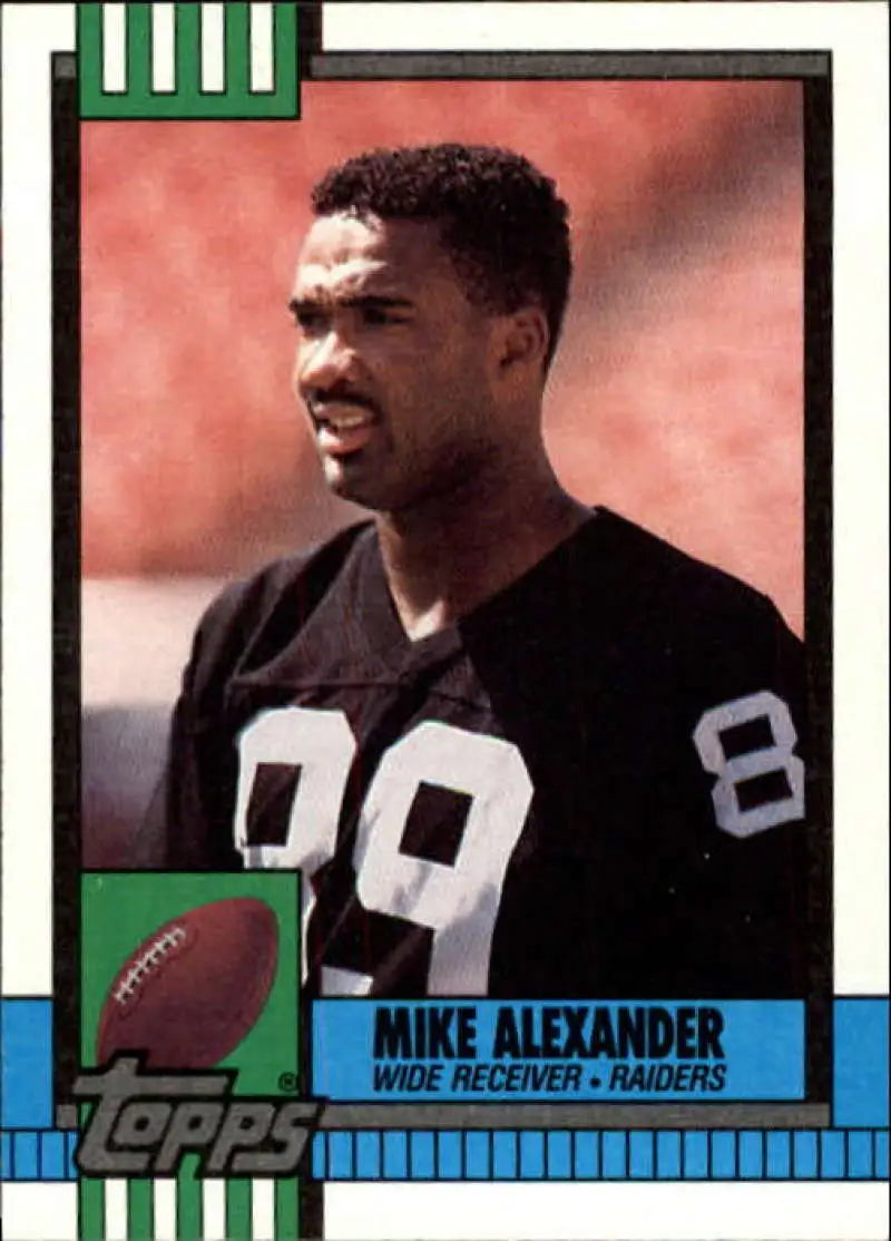 1990 Topps #280 Mike Alexander EX Excellent Los Angeles Raiders Football Card - Football Card Single