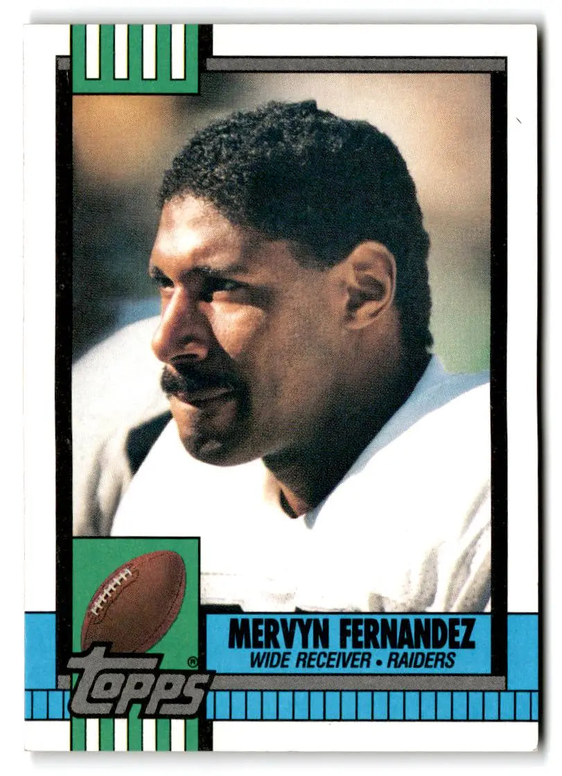 1990 Topps #281b Mervyn Fernandez - Football Card Single