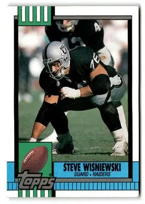 1990 Topps #282b Steve Wisniewski - Football Card Single