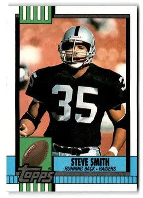 1990 Topps #283b Steve Smith - Football Card Single