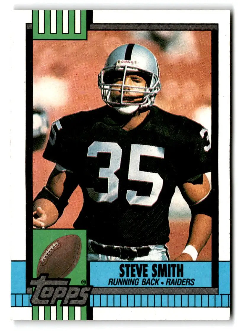 1990 Topps #283b Steve Smith - Football Card Single