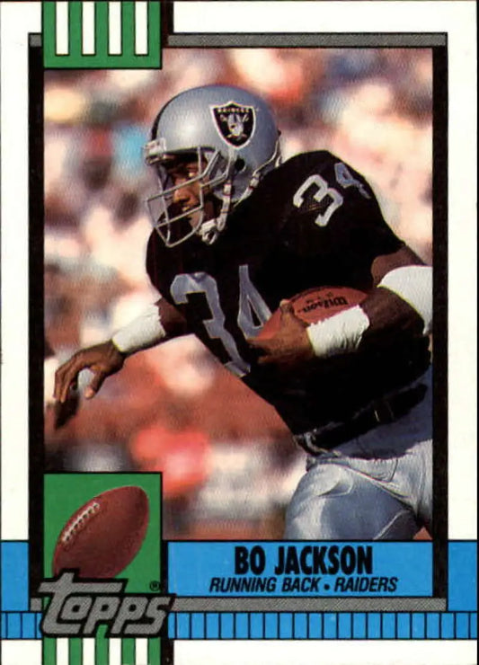 1990 Topps #285 Bo Jackson EX Excellent Los Angeles Raiders Football Card - Football Card Single