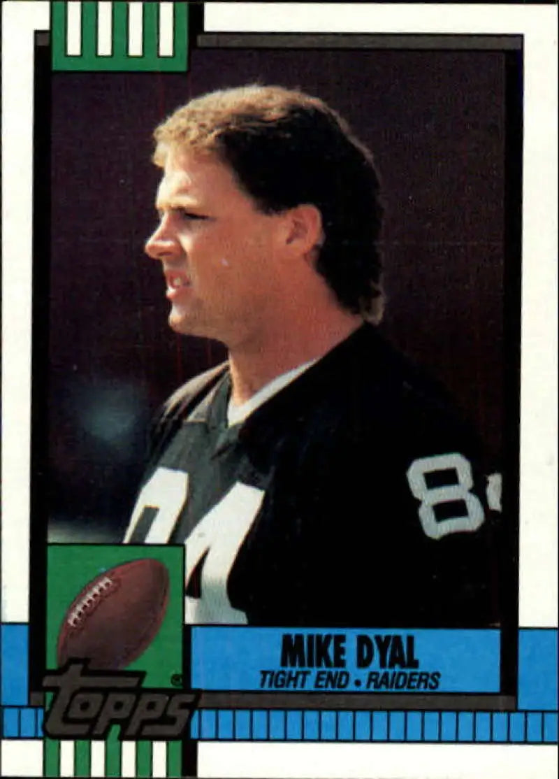 1990 Topps #286 Mike Dyal EX Excellent RC Rookie Los Angeles Raiders Football Card - Football Card Single