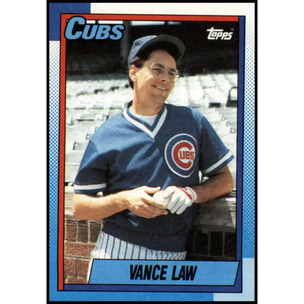1990 Topps #287 Vance Law NM-MT Chicago Cubs Baseball Card - Baseball Card Single
