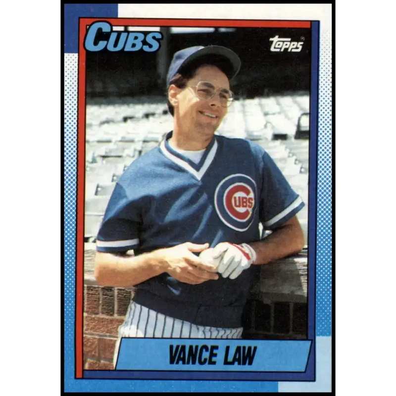 1990 Topps #287 Vance Law NM-MT Chicago Cubs Baseball Card - Baseball Card Single