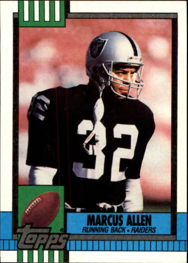 1990 Topps #289 Marcus Allen EX Excellent Los Angeles Raiders Football Card - Football Card Single