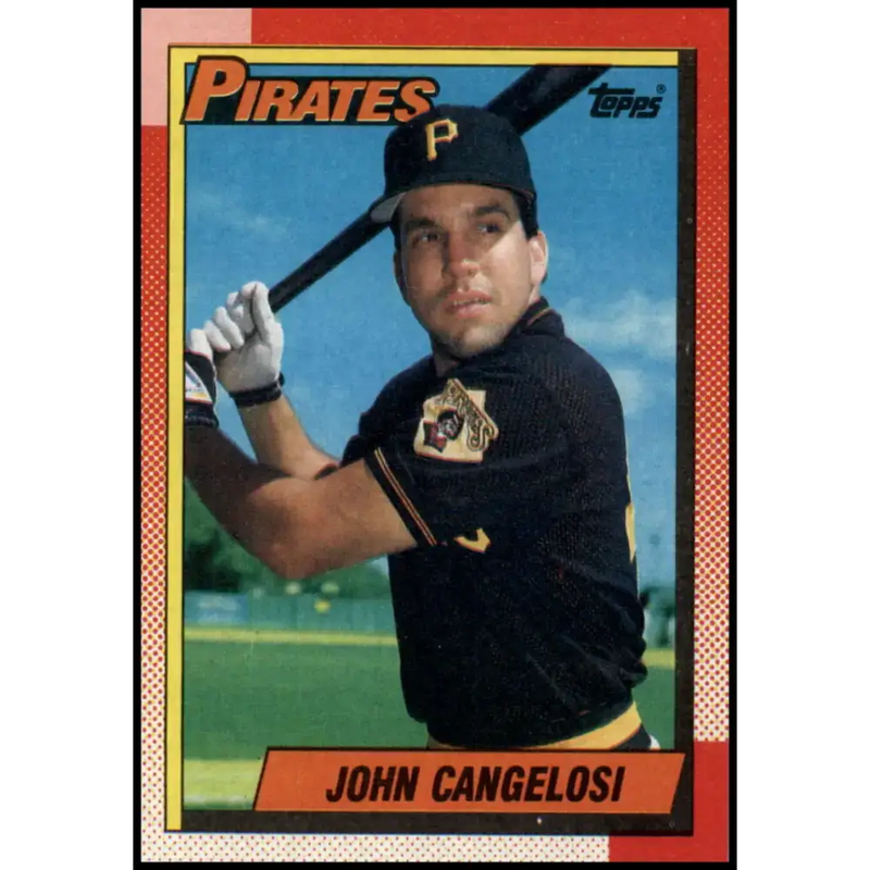 1990 Topps #29 John Cangelosi NM-MT Pittsburgh Pirates Baseball Card - Baseball Card Single
