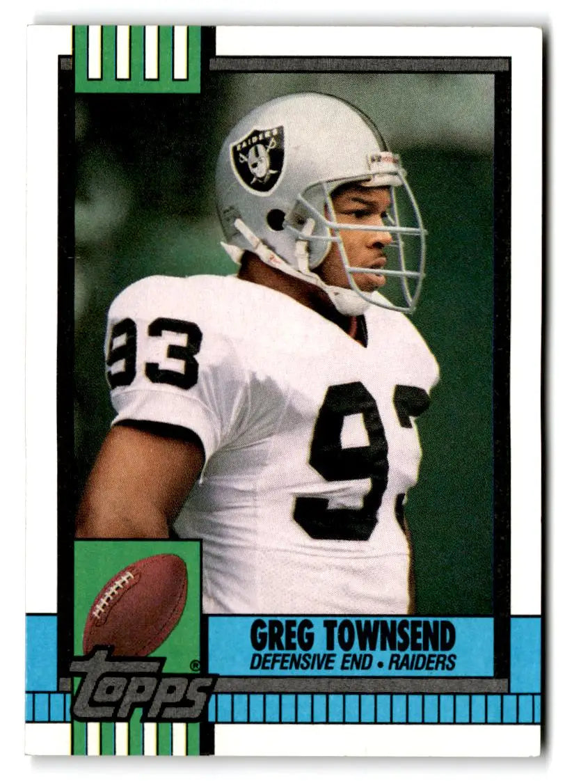 1990 Topps #290b Greg Townsend - Football Card Single