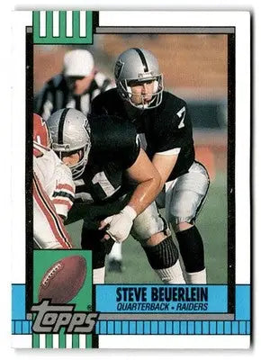 1990 Topps #291 Steve Beuerlein - Football Card Single