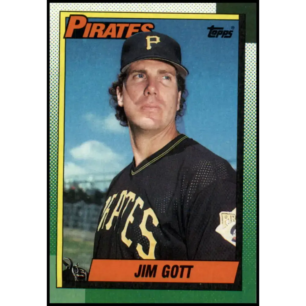 1990 Topps #292 Jim Gott NM-MT Pittsburgh Pirates Baseball Card - Baseball Card Single