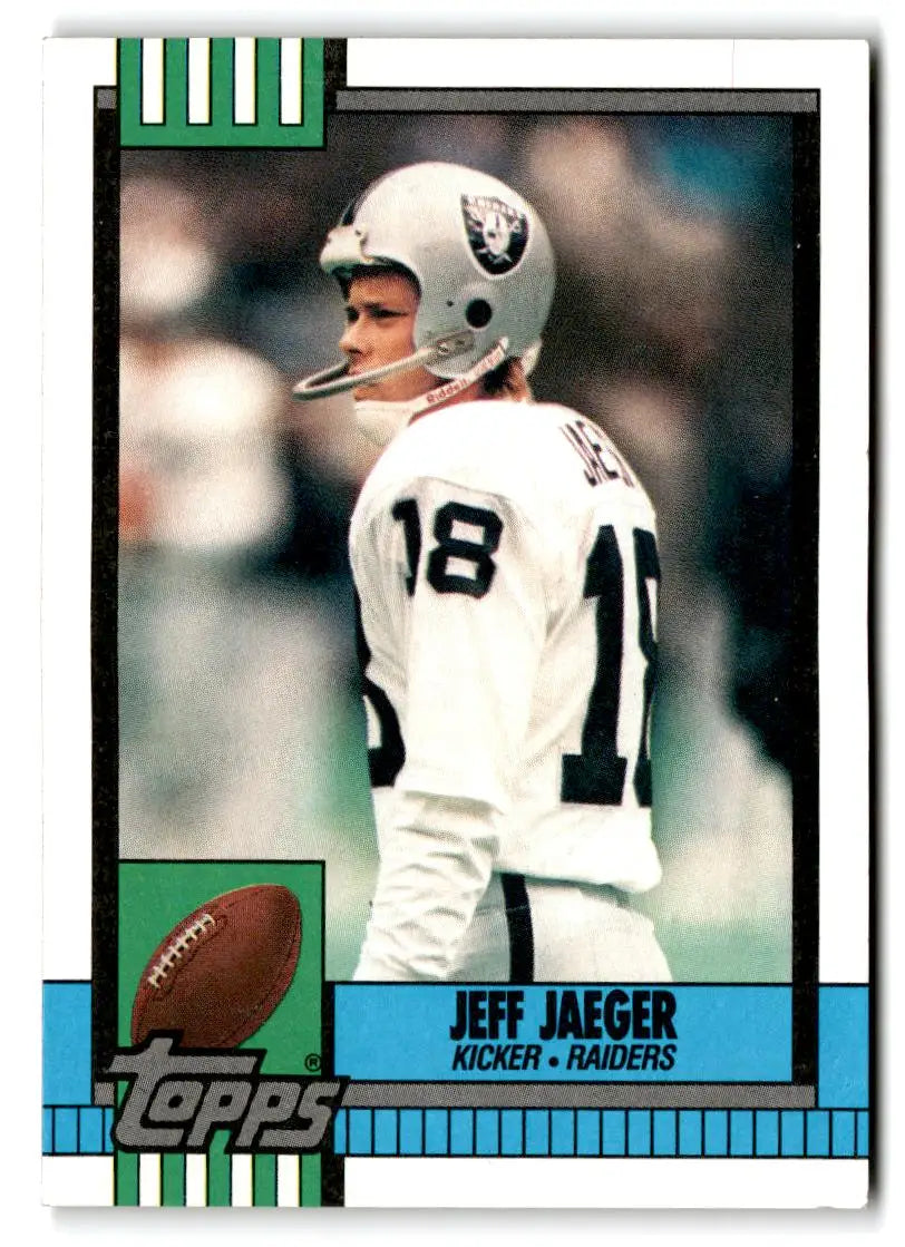1990 Topps #297b Jeff Jaeger - Football Card Single