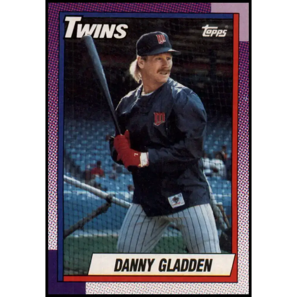1990 Topps #298 Dan Gladden NM-MT Minnesota Twins Baseball Card - Baseball Card Single