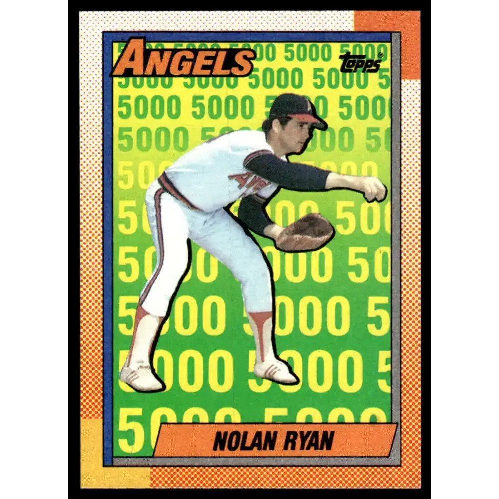 1990 Topps #3 Nolan Ryan EX/NM California Angels Baseball Card