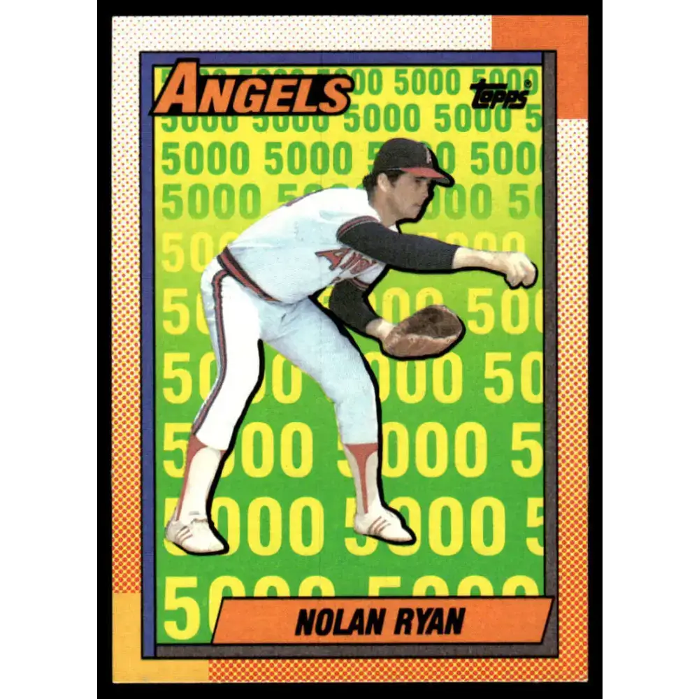 1990 Topps #3 Nolan Ryan EX/NM California Angels Baseball Card