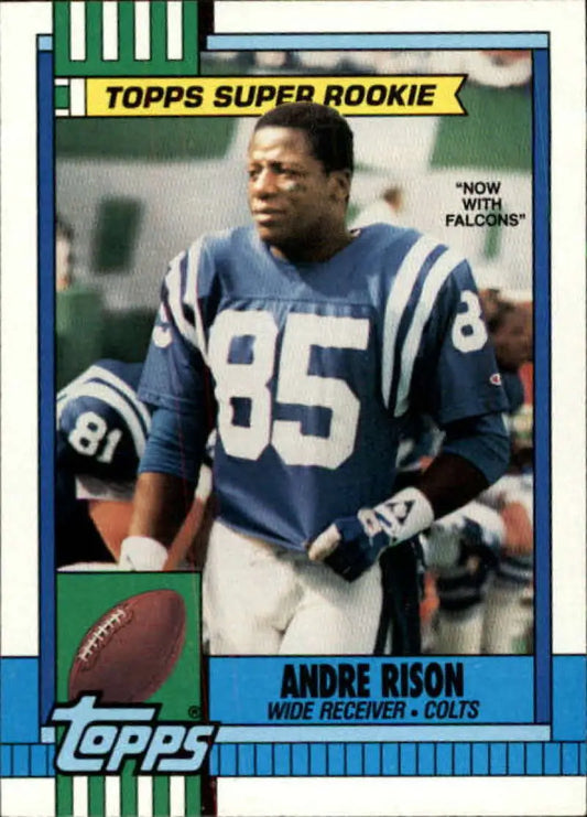 1990 Topps #300 Andre Rison EX Excellent RC Rookie Atlanta Falcons Football Card