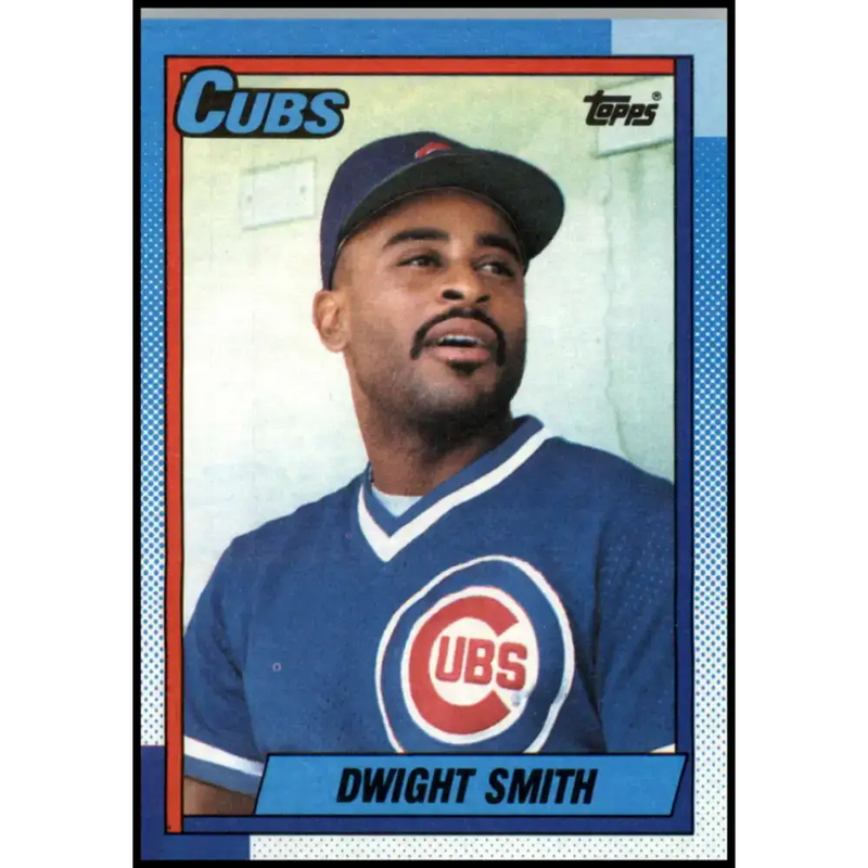 1990 Topps #311 Dwight Smith NM-MT Chicago Cubs Baseball Card - Baseball Card Single