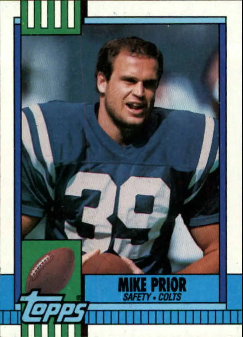 1990 Topps #311 Mike Prior EX Excellent Indianapolis Colts Football Card - Football Card Single