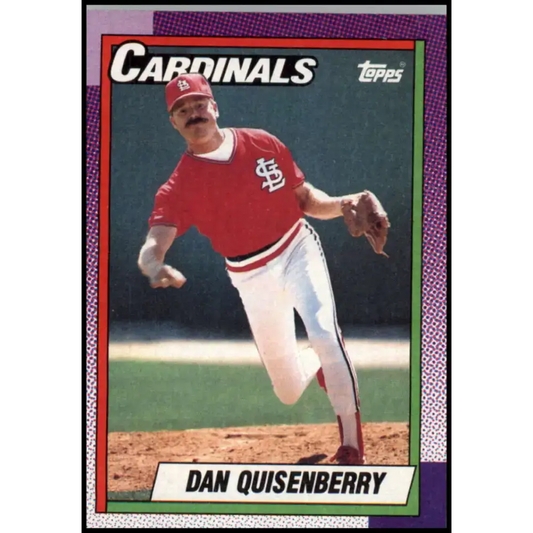 1990 Topps #312 Dan Quisenberry NM-MT St. Louis Cardinals Baseball Card - Baseball Card Single