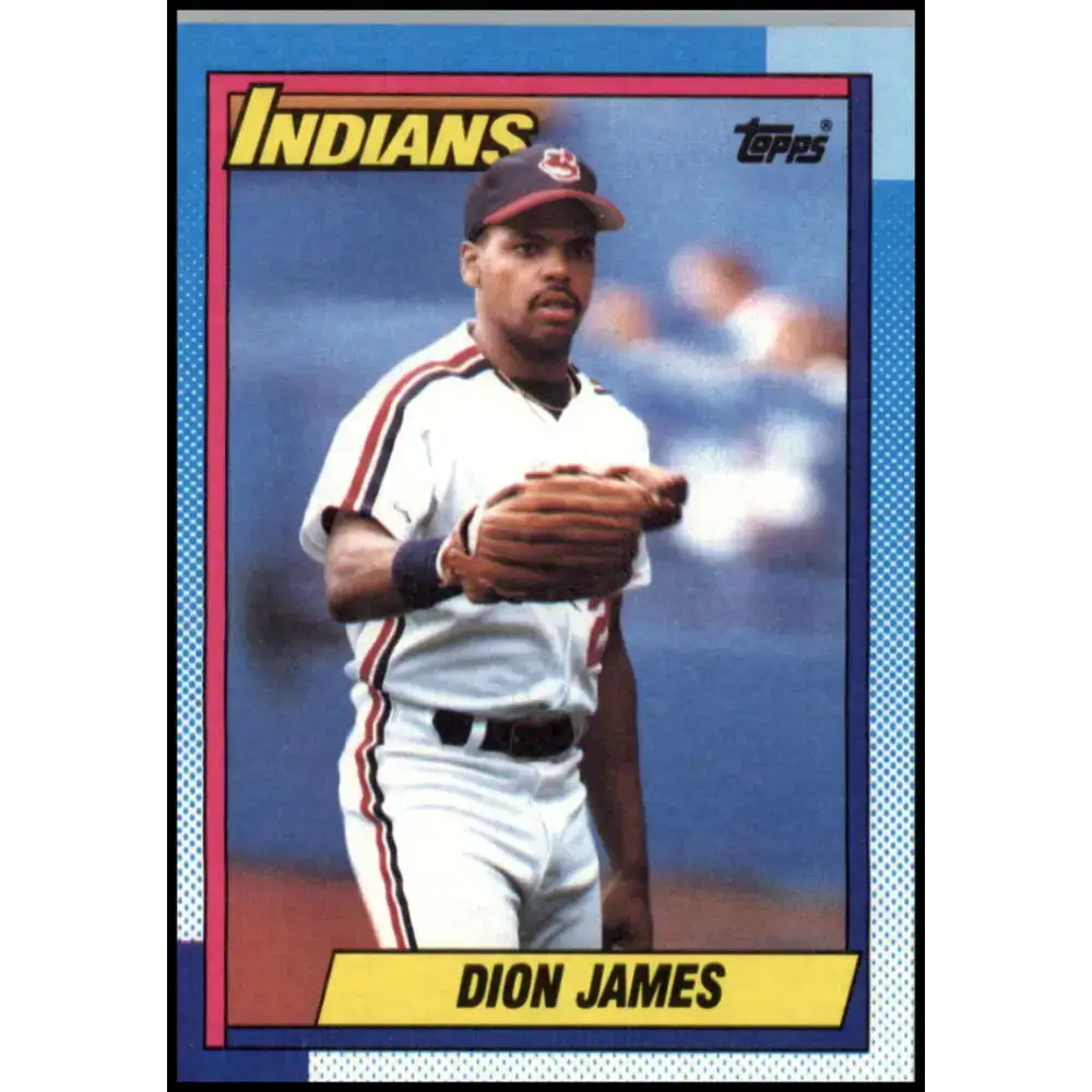 1990 Topps #319 Dion James NM-MT Cleveland Indians Baseball Card - Baseball Card Single