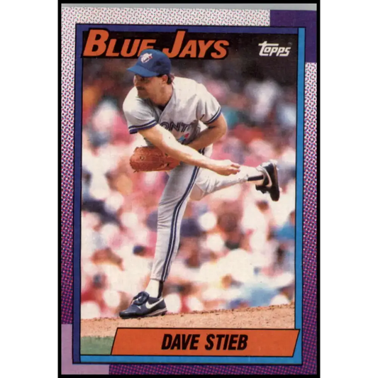 1990 Topps #320 Dave Stieb NM-MT Toronto Blue Jays Baseball Card - Baseball Card Single