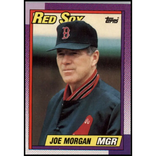 1990 Topps #321 Joe Morgan MG NM-MT Boston Red Sox Baseball Card - Baseball Card Single