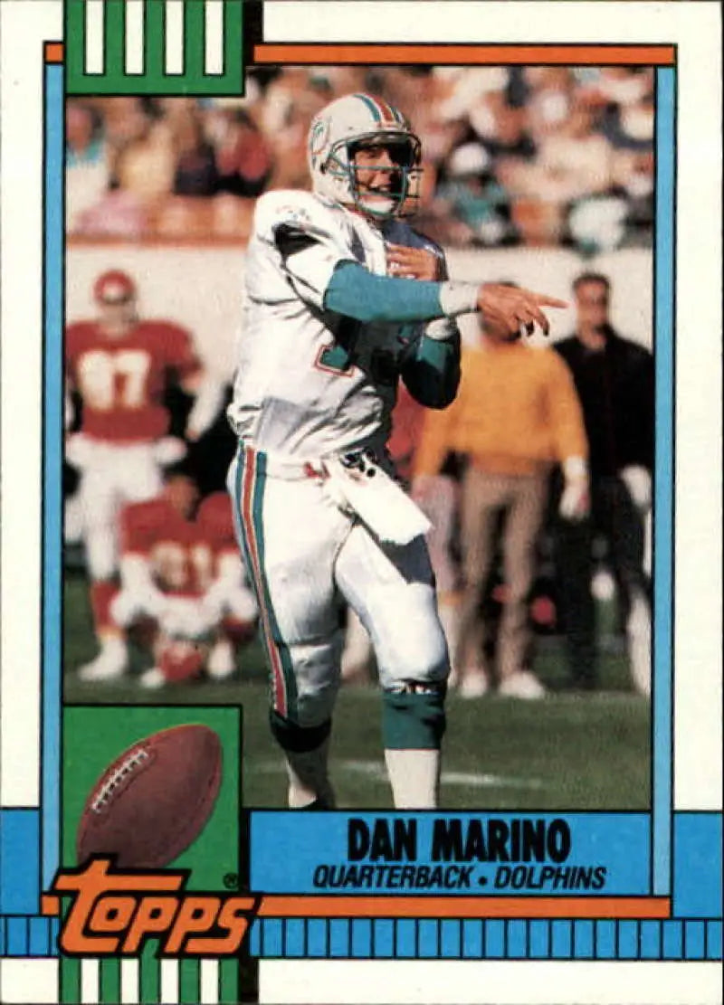 1990 Topps #323 Dan Marino EX Excellent Miami Dolphins Football Card - Football Card Single