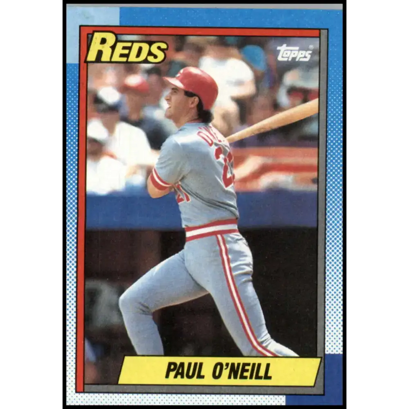 1990 Topps #332 Paul O’Neill NM-MT Cincinnati Reds Baseball Card - Baseball Card Single