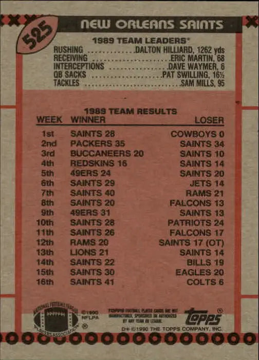 1990 Topps #334 Cortez Kennedy EX Excellent RC Rookie Seattle Seahawks Football Card - Football Card Single