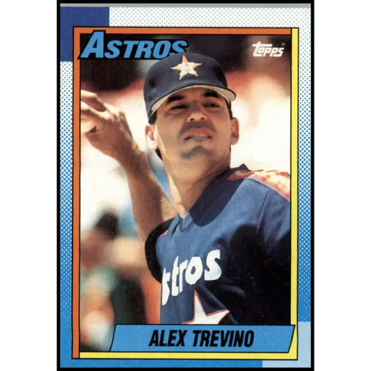 1990 Topps #342 Alex Trevino NM-MT Houston Astros Baseball Card - Baseball Card Single