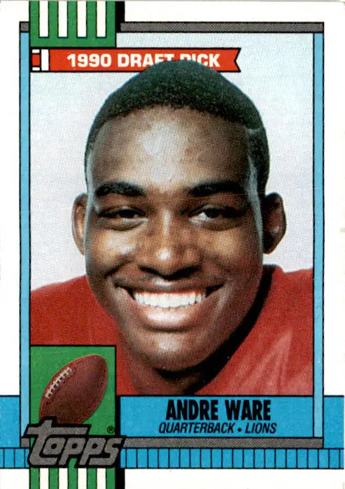 1990 Topps #349b Andre Ware
