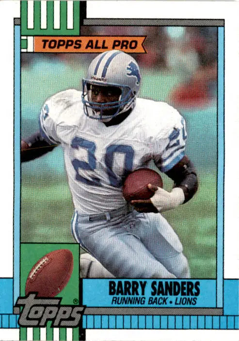 1990 Topps #352b Barry Sanders