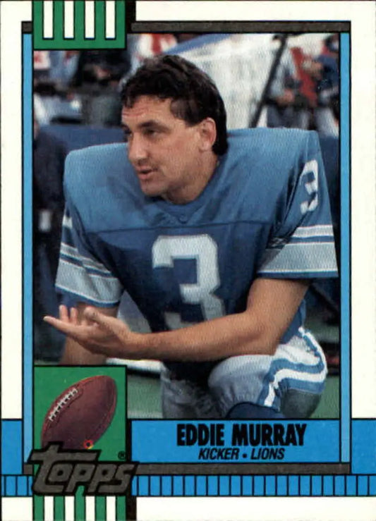 1990 Topps #354 Eddie Murray EX Excellent Detroit Lions Football Card