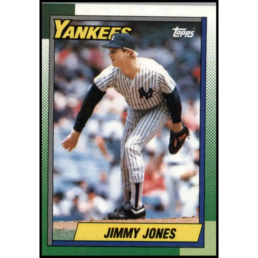 1990 Topps #359 Jimmy Jones NM-MT New York Yankees Baseball Card - Baseball Card Single