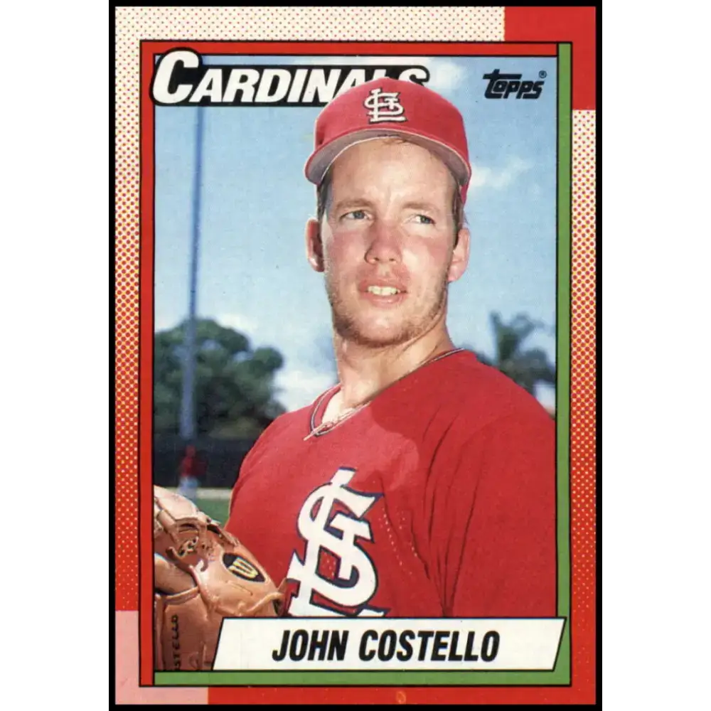 1990 Topps #36 John Costello NM-MT St. Louis Cardinals Baseball Card - Baseball Card Single
