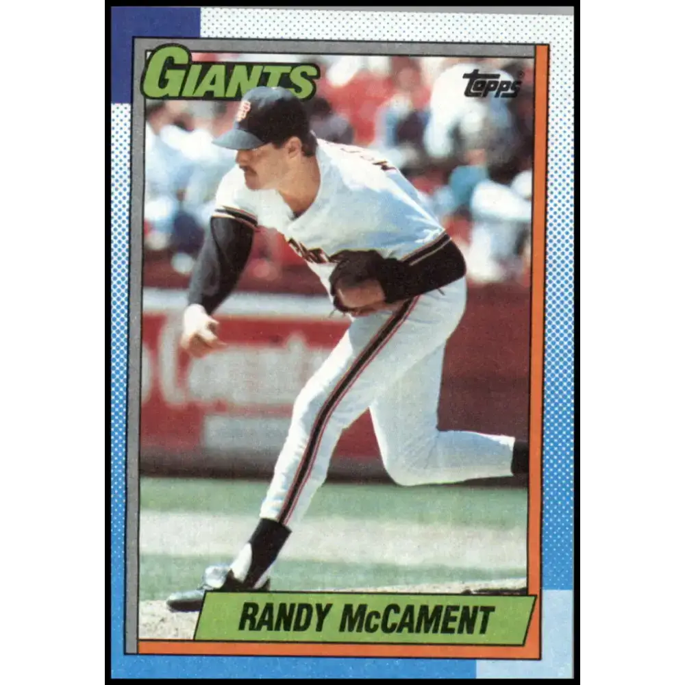 1990 Topps #361 Randy McCament NM-MT RC Rookie San Francisco Giants Baseball Card - Baseball Card Single