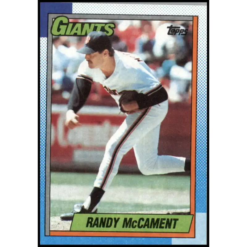 1990 Topps #361 Randy McCament NM-MT RC Rookie San Francisco Giants Baseball Card - Baseball Card Single