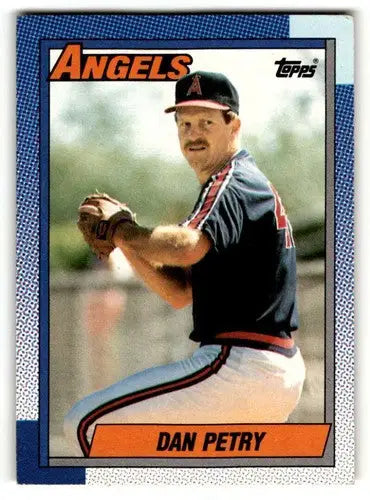 1990 Topps #363 Dan Petry California Angels Baseball Cards EX/NM ID:55650 - Baseball Card Single